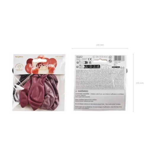 Ballongbukett Pastell Rosa
