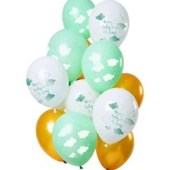 Ballonger Hooray Baby On The Way Grønn