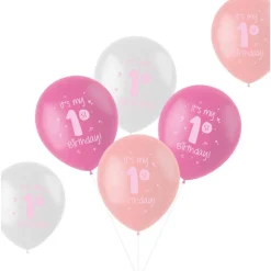Ballonger It's my 1st Birthday Rosa