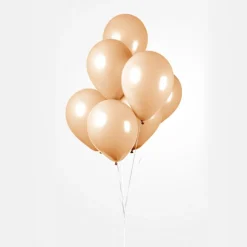 Ballonger Lys Ferskenfarge