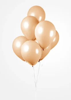 Ballonger Lys Ferskenfarge