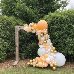 Ballonger Lys Ferskenfarge