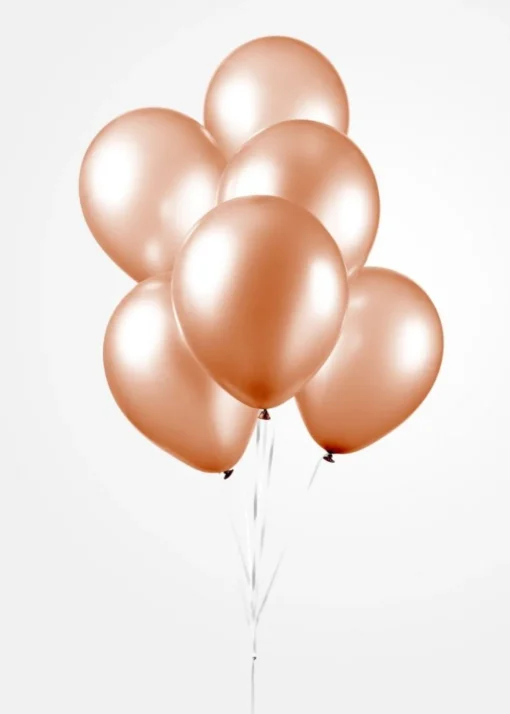 Ballonger Metallisk Ferskenfarge