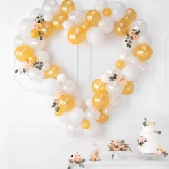 Ballonger Metallisk Pure Hvit