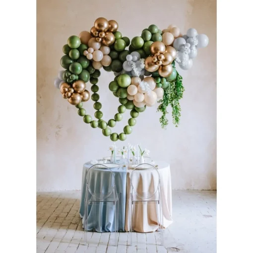 Ballonger Pastell Lys Tåkeblå