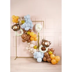 Ballonger Pastell Mokkabrun