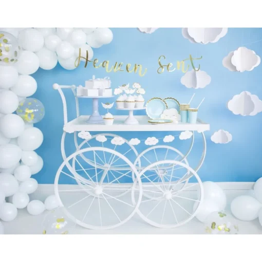 Ballonger Pastell Pure Hvit