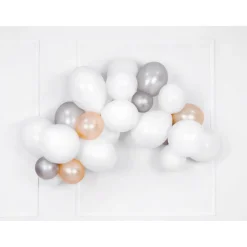 Ballonger Pastell Pure Hvit