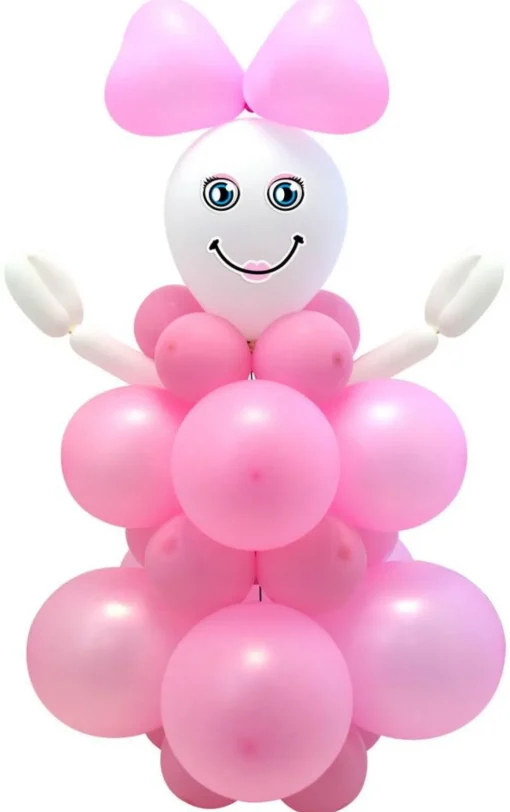 Ballongfigur Jente DIY