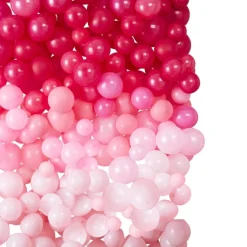 Ballongvegg DIY Ombre og Rosa