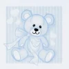 Bamse Servietter Lyseblå