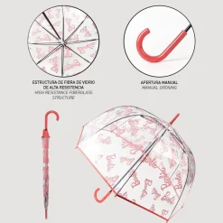 Barbie® Gjennomsiktig Paraply