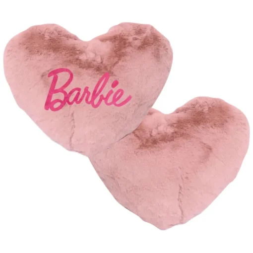 Barbie® Hjerte Pute Lyserosa