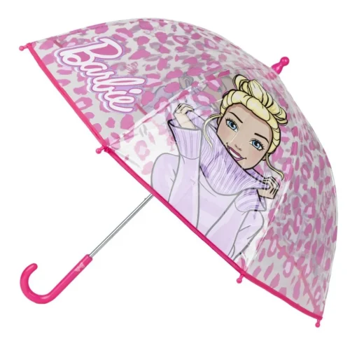 Barbie® Leopard Paraply Rosa