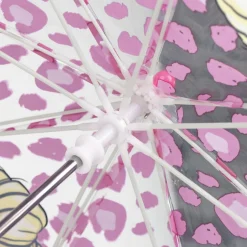 Barbie® Leopard Paraply Rosa