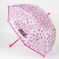 Barbie® Leopard Paraply Rosa