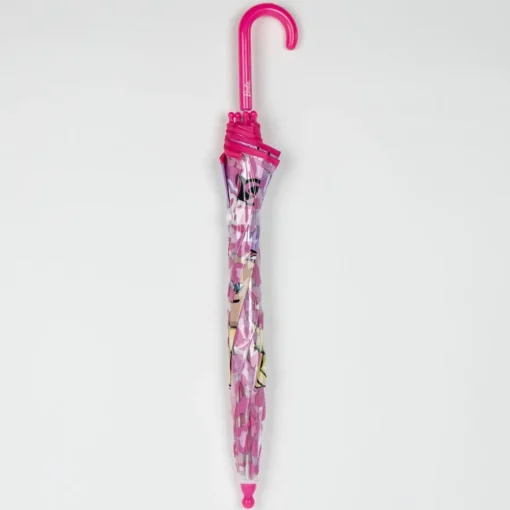 Barbie® Leopard Paraply Rosa