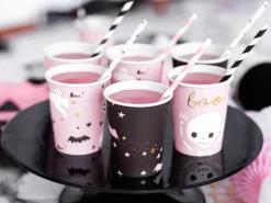 Barnevennlige Halloween Kopper Svart og Rosa