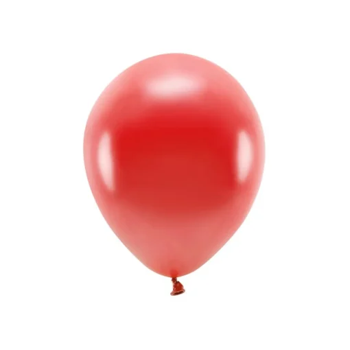 Basic Metalliske Latexballonger Rød