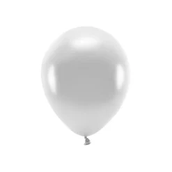 Basic Metalliske Latexballonger Sølv