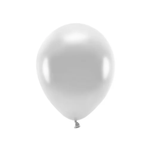 Basic Metalliske Latexballonger Sølv