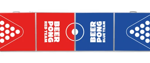 Beer Pong Bord Red VS Blue