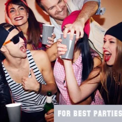 Beer Pong Kopper Sølv