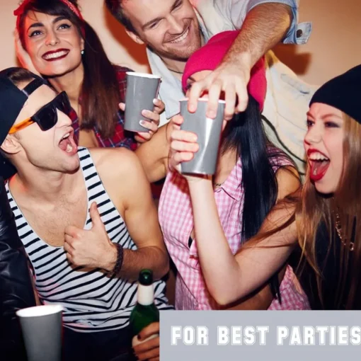 Beer Pong Kopper Sølv