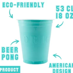 Beer Pong Kopper Turkis