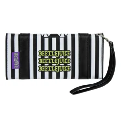 Beetlejuice® Stripete Lommebok Svart og Hvit