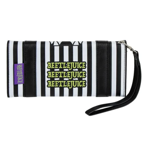 Beetlejuice® Stripete Lommebok Svart og Hvit