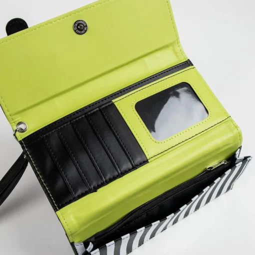 Beetlejuice® Stripete Lommebok Svart og Hvit
