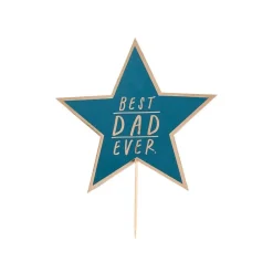 Best Dad Ever Kakepynt