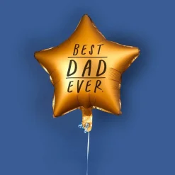 Best Dad Ever Stjerne Folieballong