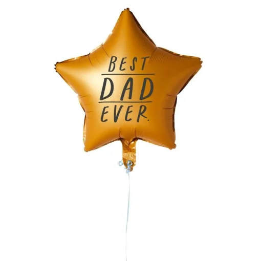 Best Dad Ever Stjerne Folieballong