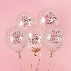 Best Mum Ever Konfetti Ballonger