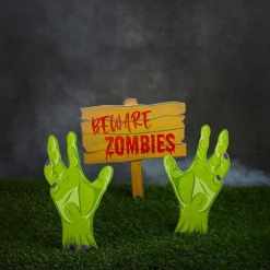 Beware Zombies Skilt