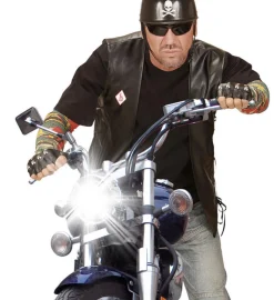 Biker Hansker Lærlook