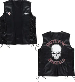 Biker Vest Skjelett