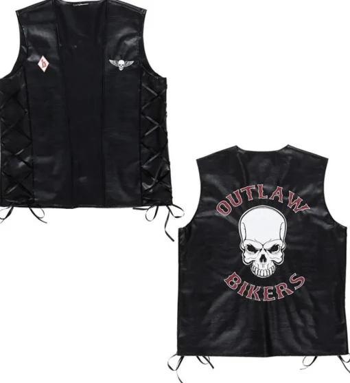 Biker Vest Skjelett