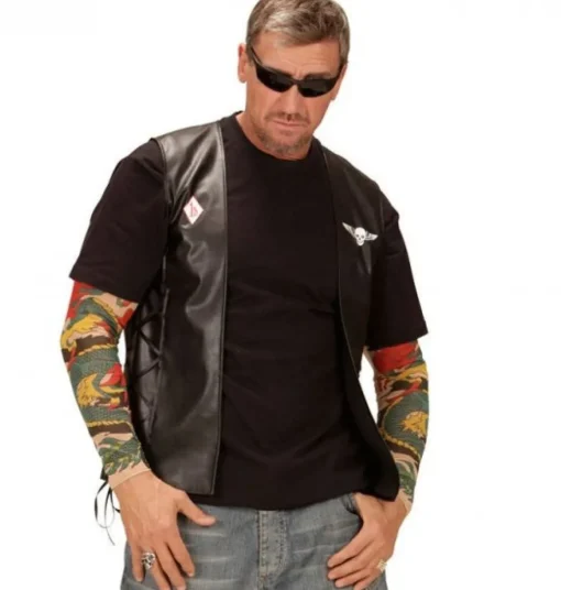 Biker Vest Skjelett