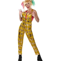 Birds Of Prey® Harley Quinn Kostyme Gul og Gull