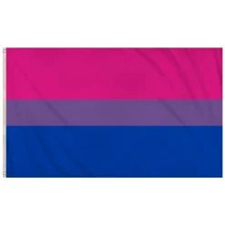 Biseksuell Pride Flagg