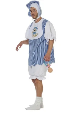 Blå Voksen Baby Kostyme