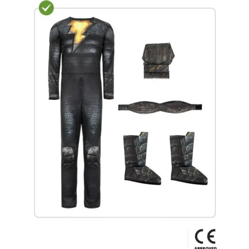 Black Adam® Barnekostyme