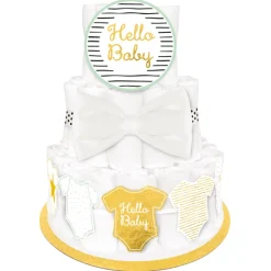 Bleiekake Hello Baby Dekorasjonssett