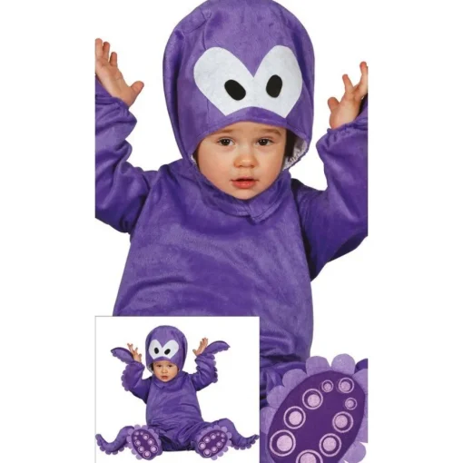 Blekksprut Babykostyme Lilla