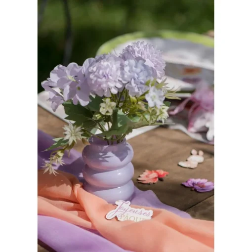Bølgete Vase Lilla