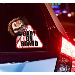 Blodig Baby On Board Bilklistremerke
