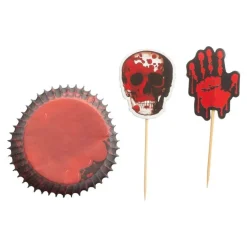 Blodig Hånd Muffinsformer & Kakepinner
